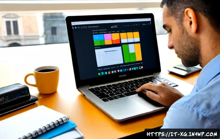 JAMstack 아키텍처의 유지보수 및 관리 전략 - Photorealistic Italian web operations professional maintaining a modern JAMstack website at a clean ...
